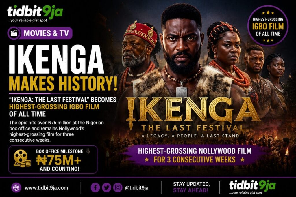 🎬 Ikenga Makes History at the Box Office