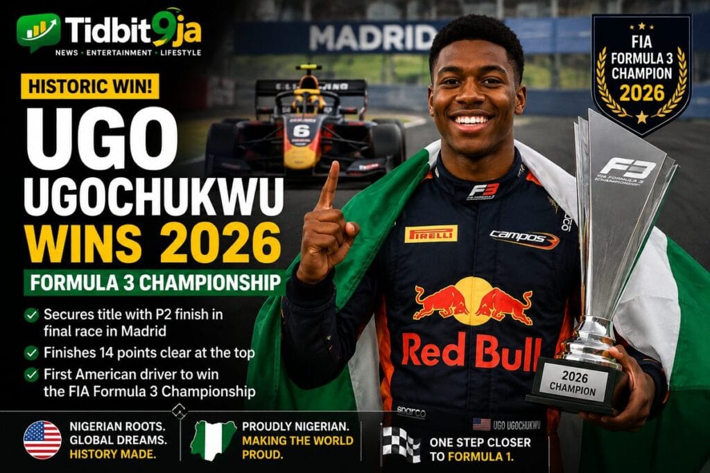 🏎️ Ugo Ugochukwu Makes History, Wins 2026 Formula 3 Title