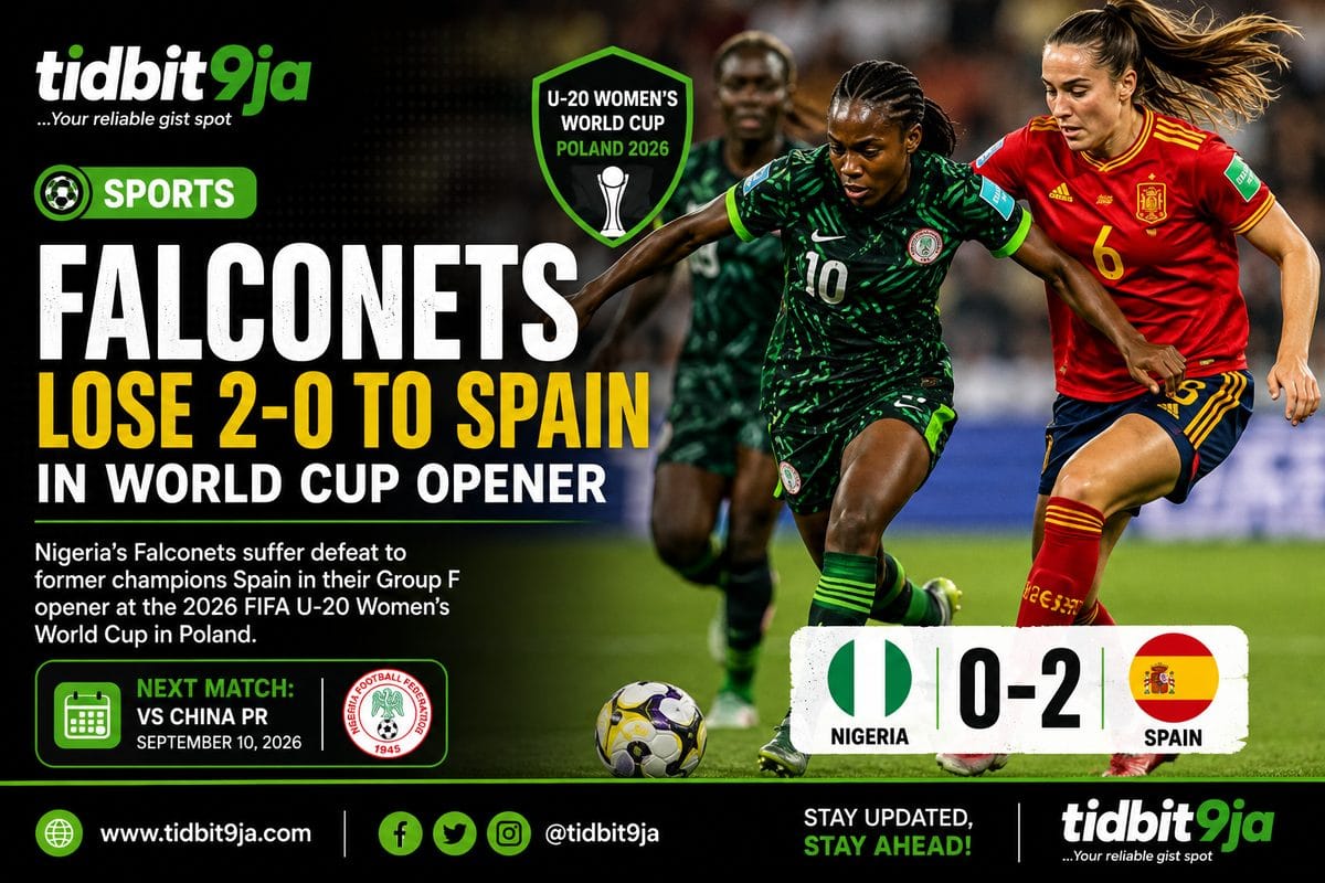 Falconets lose 2-0 to Spain in U-20 Women’s World Cup opener